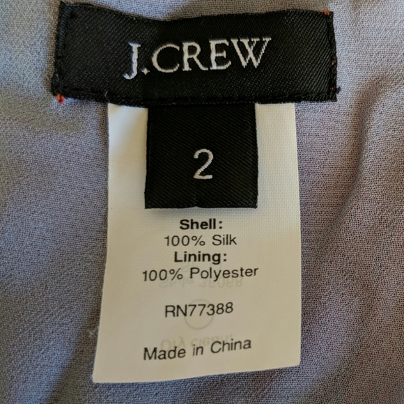 J. CREW 100% SILK DRESS V Neck - Picture 6 of 6